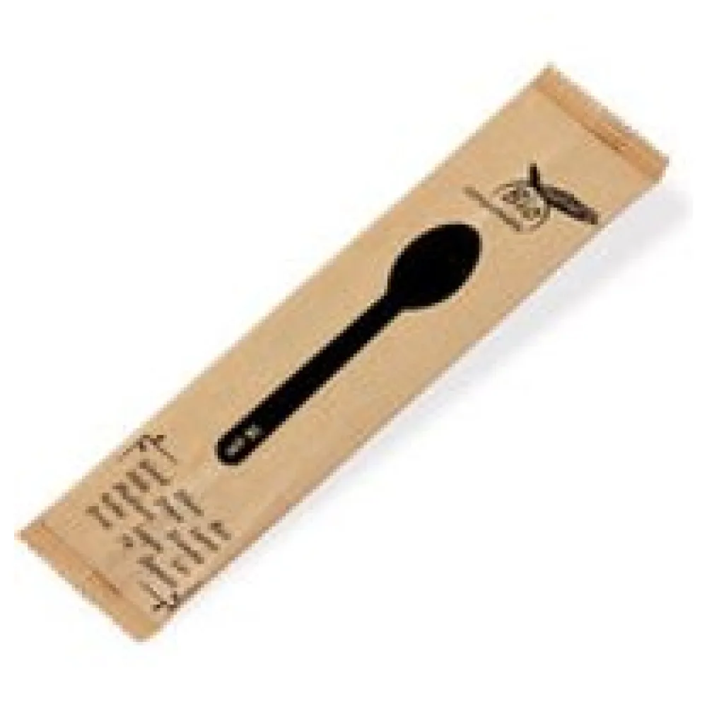 Holzlöffel Löffel aus Holz einzeln hygienisch verpackt 16cm, 100 Stk. – Bild 3