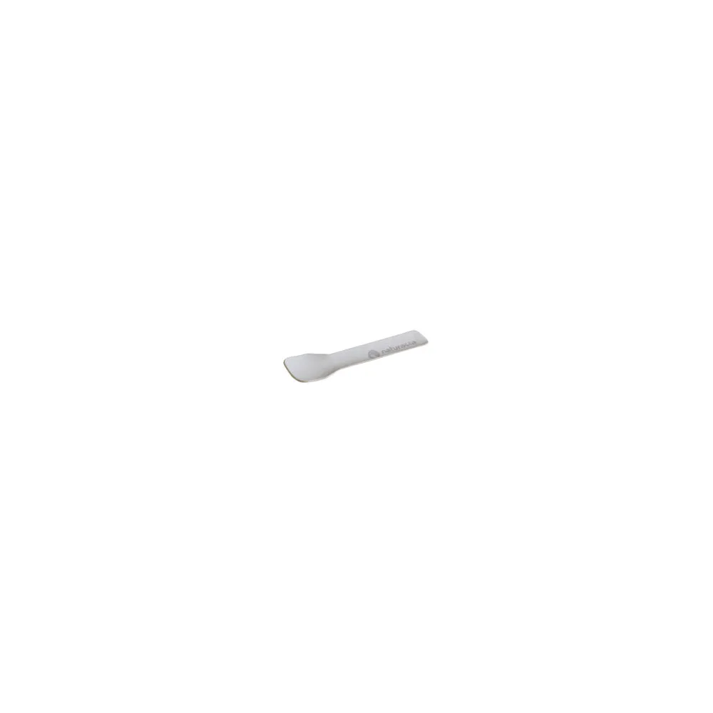 Eislöffel Eisspatel Papier Karton FSCR 'naturesse' 9,5 cm weiss, 150 Stk.