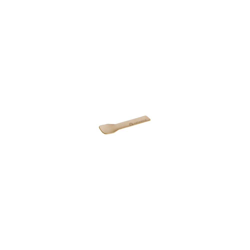 Eislöffel Eisspatel Papier Karton FSCR 'naturesse' 9,5 cm braun, 150 Stk.