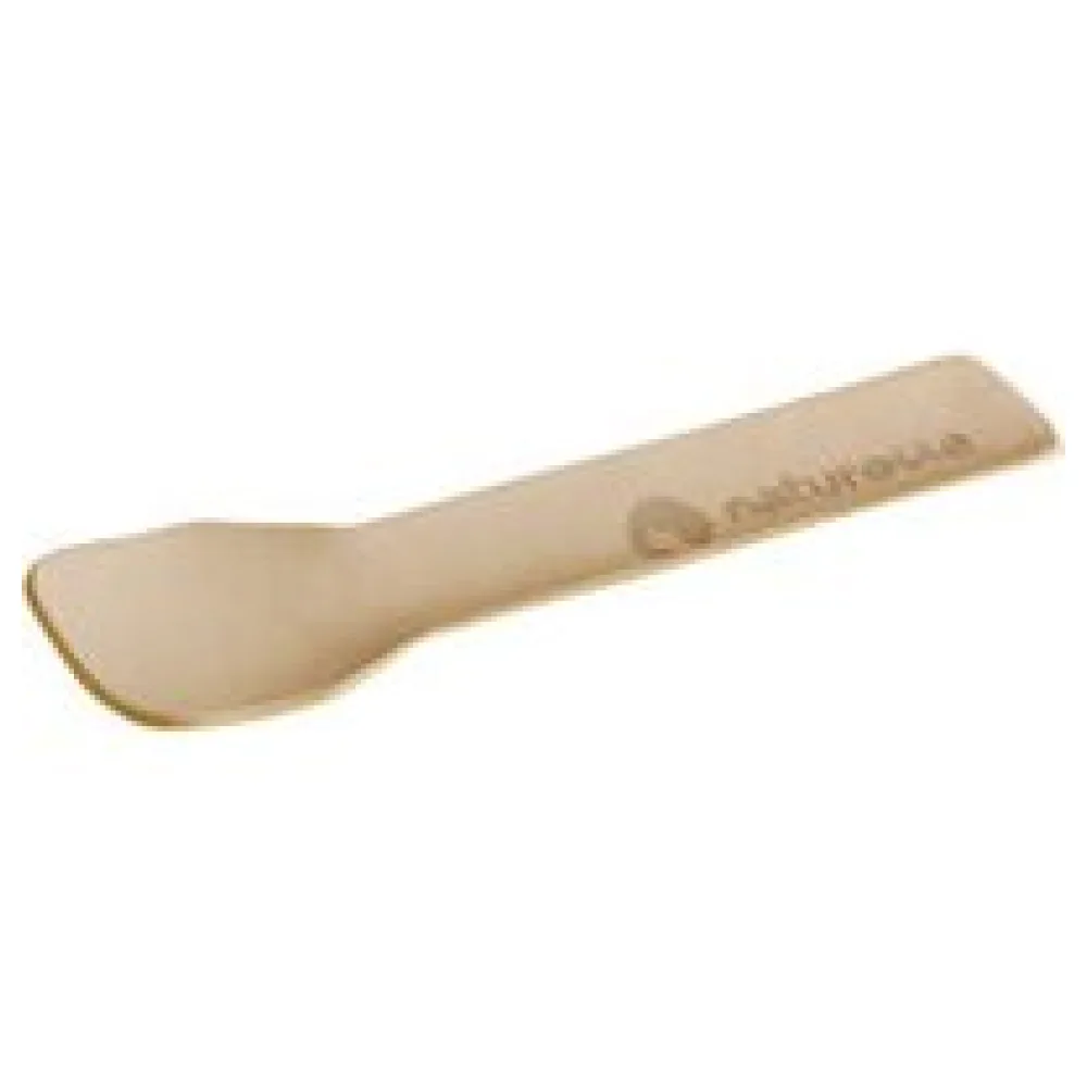 Eislöffel Eisspatel Papier Karton FSCR 'naturesse' 9,5 cm braun, 150 Stk. – Bild 3