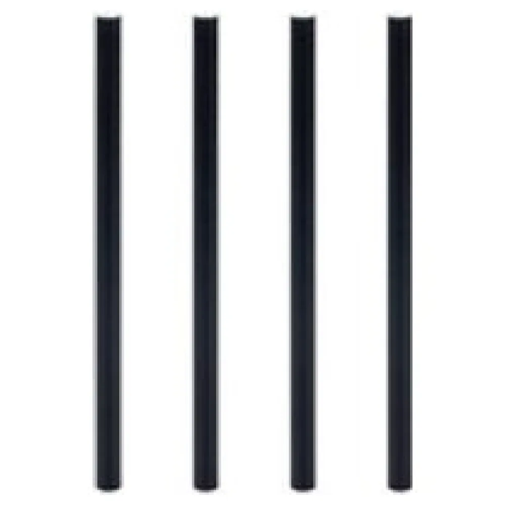 Trinkhalme aus Papier dick, schwarz O8mm 15cm, 150 Stk. – Bild 3