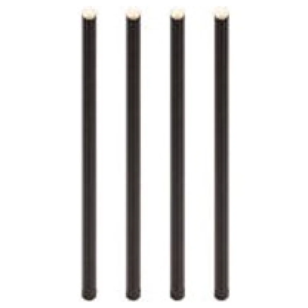 Trinkhalme aus Papier extra dick, schwarz O10mm 21cm, 50 Stk. – Bild 3