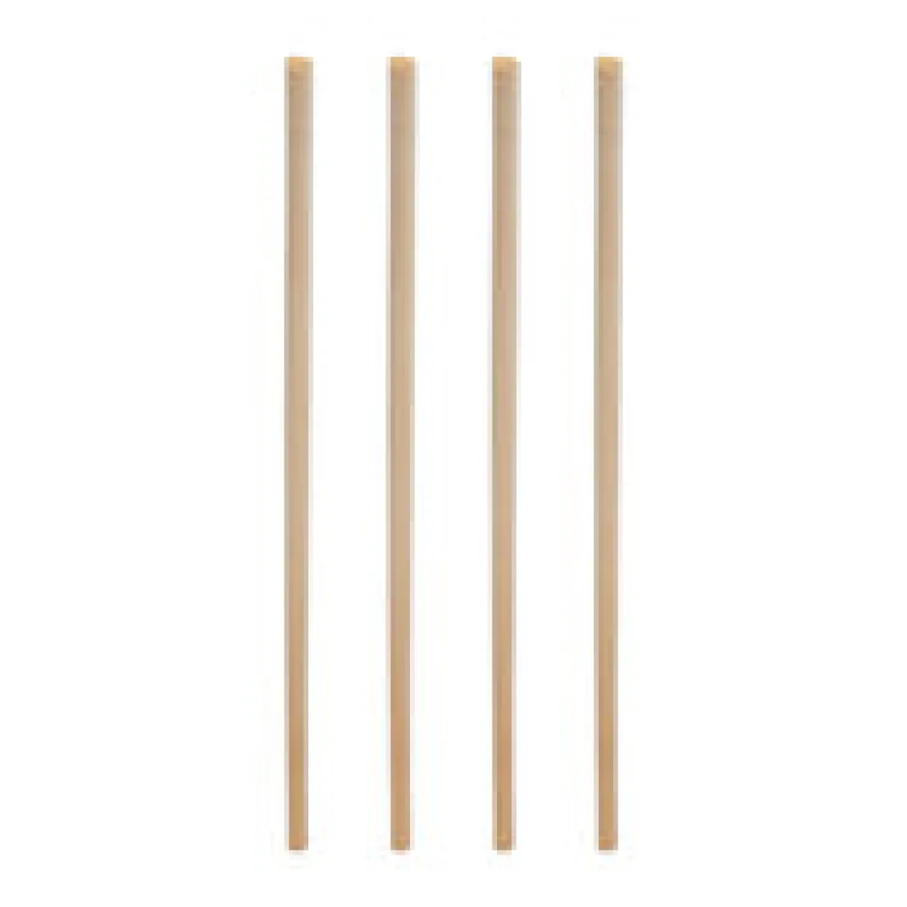 Trinkhalme aus Stroh natur O3-5mm 21cm, 100 Stk.