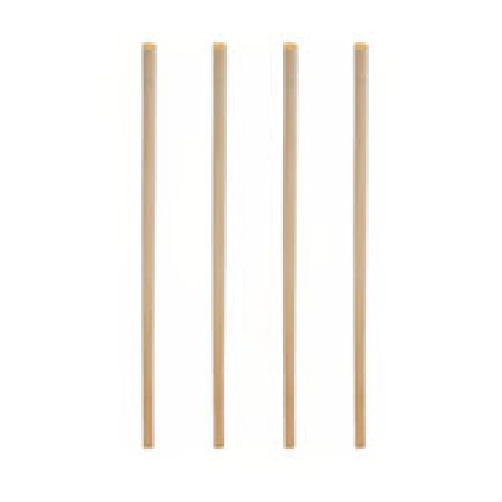 Trinkhalme aus Stroh natur O3-5mm 15cm, 100 Stk.