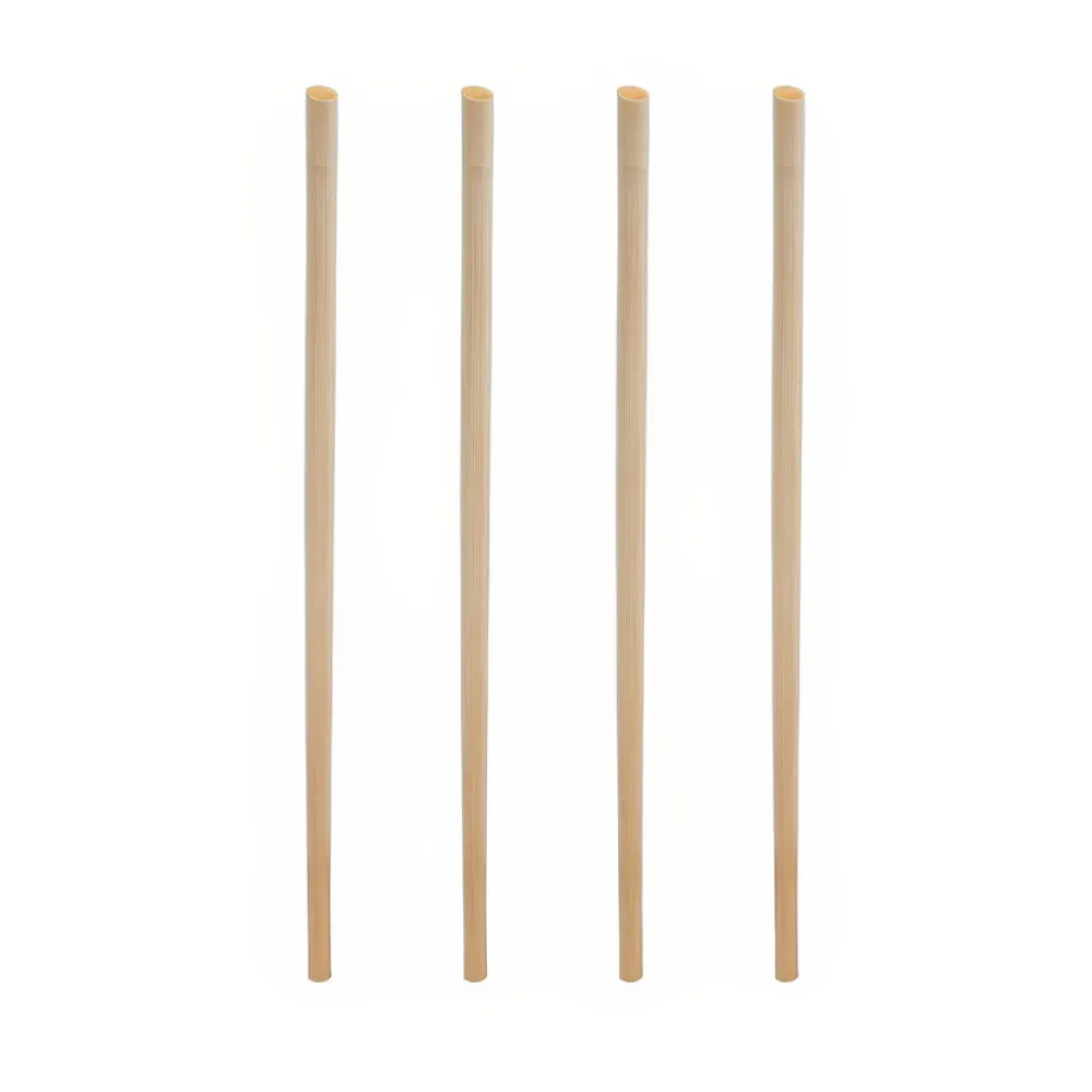 Trinkhalme aus Stroh natur O3-5mm 15cm, 500 Stk. – Bild 2