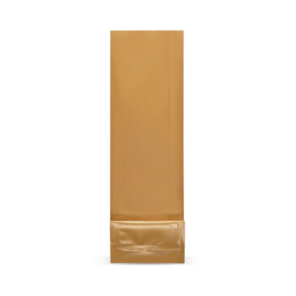 Blockbodenbeutel Gold 55 + 30mm x 175mm 4-lagig, 1000 Stk. – Bild 2