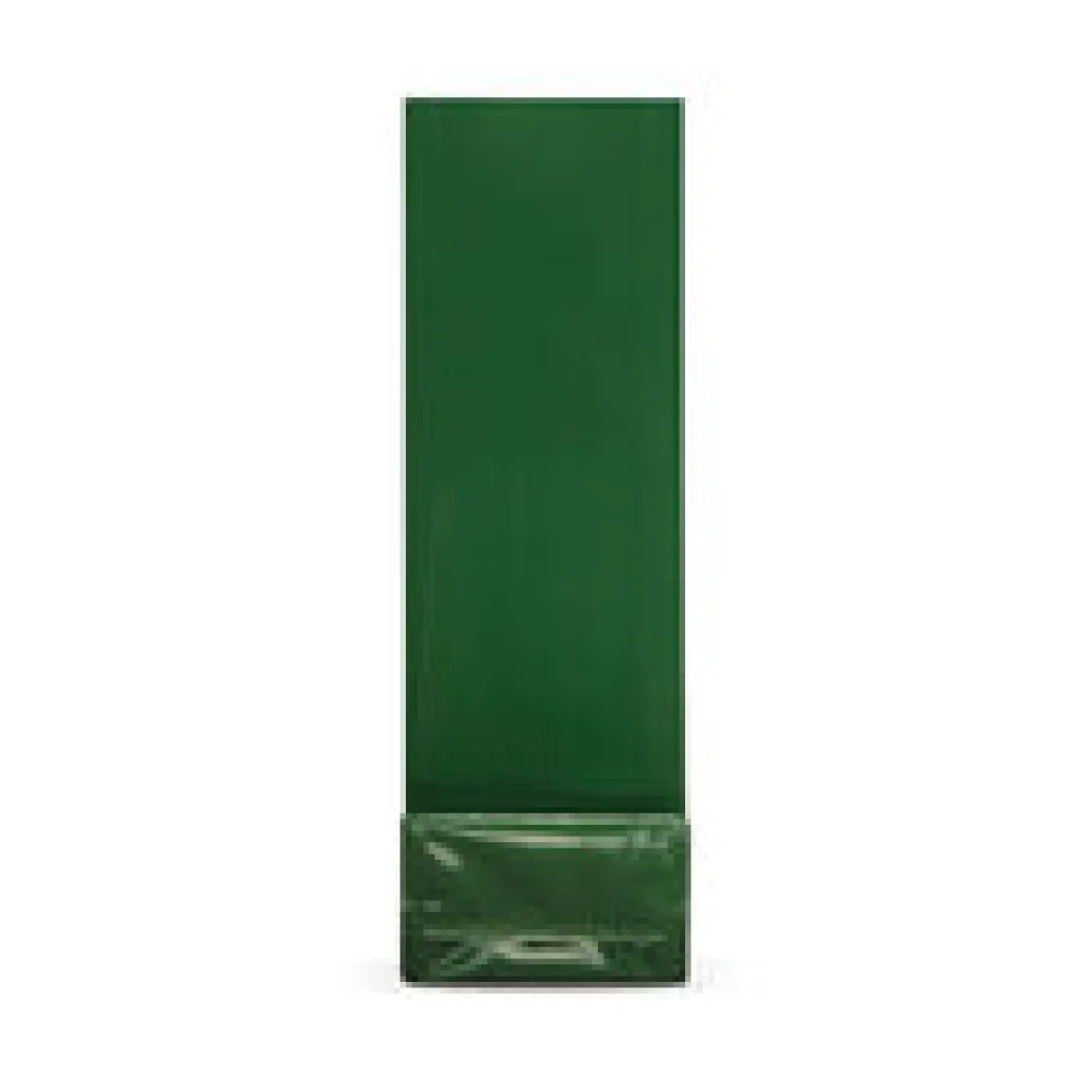 Blockbodenbeutel Grün 80 + 50mm x 252mm 4-lagig, 500 Stk.