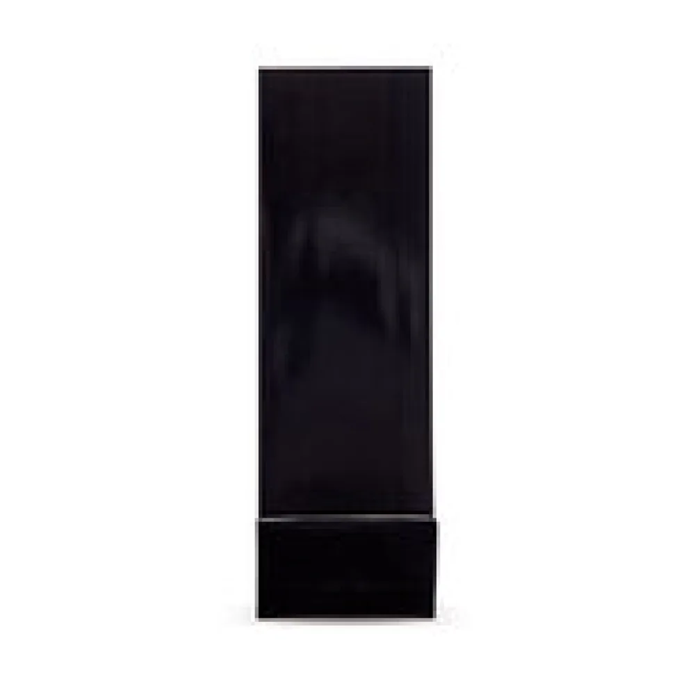 Blockbodenbeutel Schwarz 80 + 50mm x 252mm 4-lagig, 500 Stk.