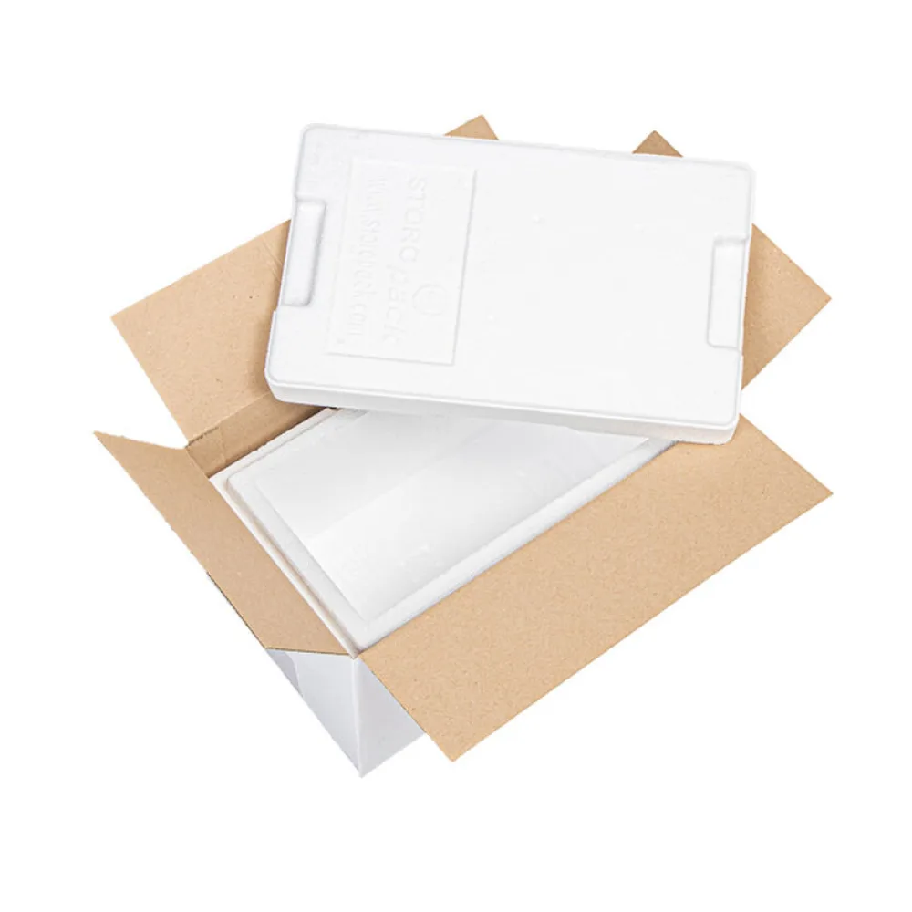 Isolierboxen mit Deckel aus EPS 330 x 200 x 185 mm 4,7 Liter, inkl. Umkarton – Bild 2