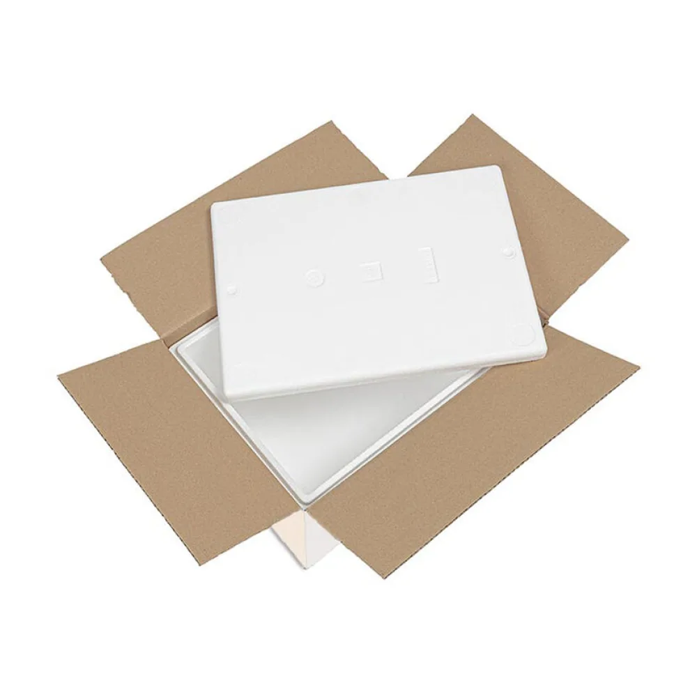 Isolierboxen mit Deckel aus EPS 442 x 320 x 209 mm 19 Liter, inkl. Umkarton – Bild 2