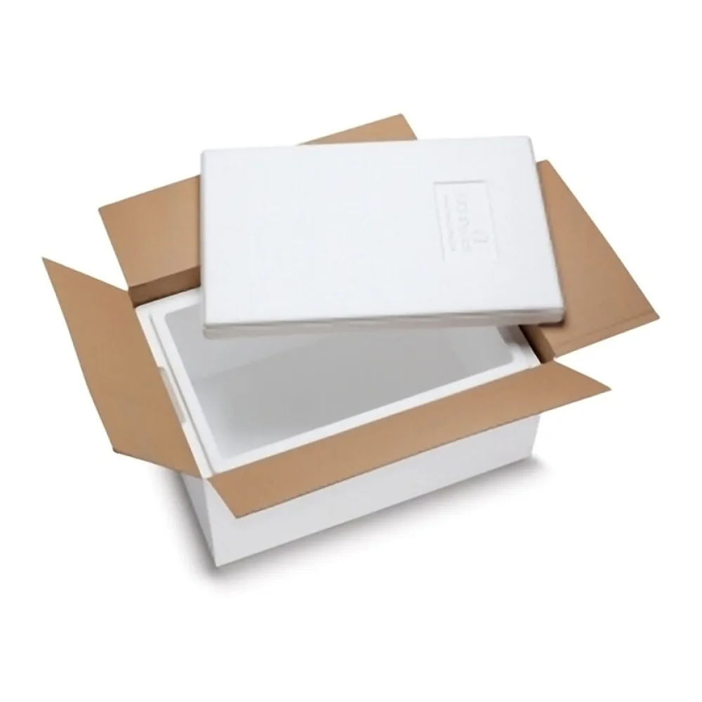 Isolierboxen mit Deckel aus rEPS 580 x 380 x 285 mm 30 Liter, inkl. Umkarton – Bild 2
