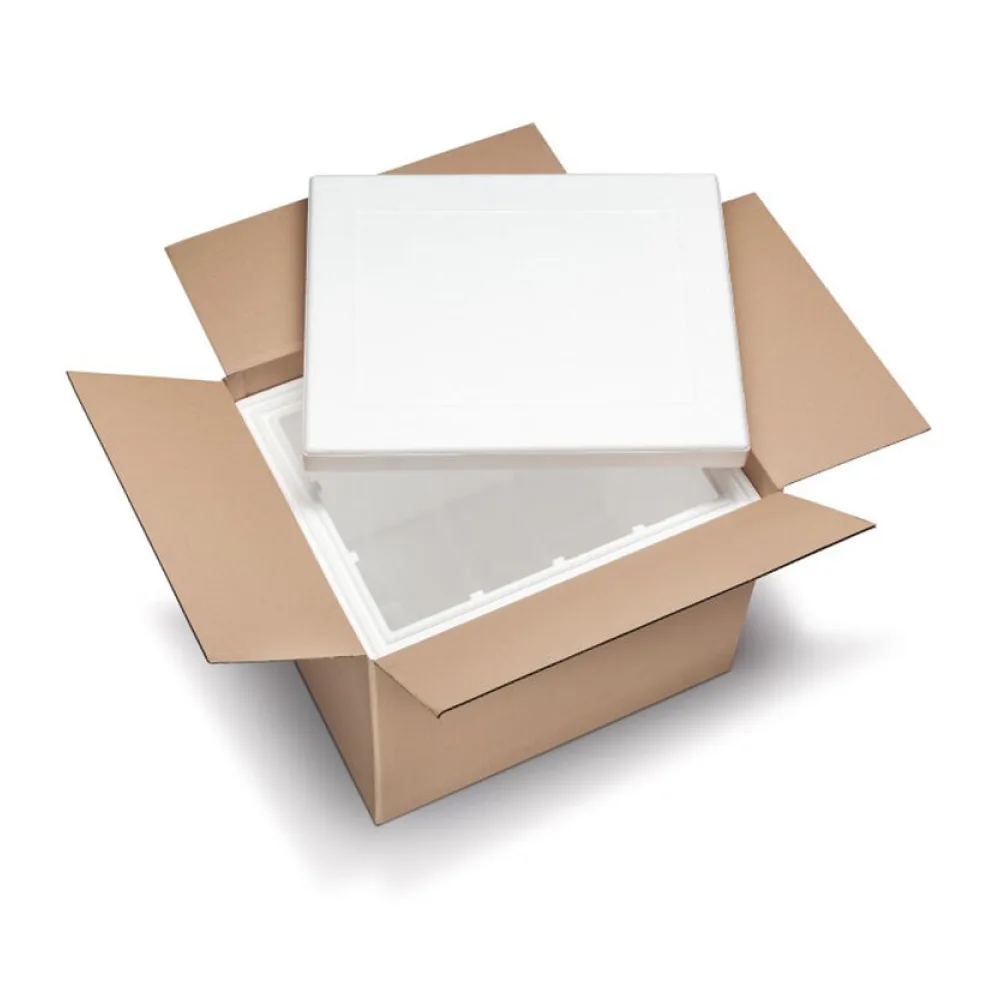 Isolierboxen mit Deckel aus EPS 600 x 485 x 490 mm 75 Liter, inkl. Umkarton – Bild 2