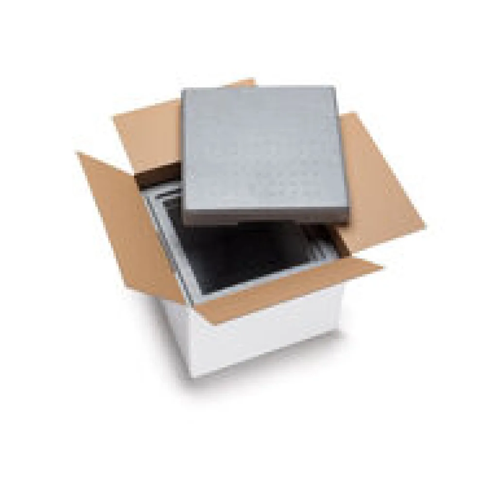 Isolierboxen mit Deckel aus NeoporR 350x350x300mm 12,5 Liter, inkl. Umkarton