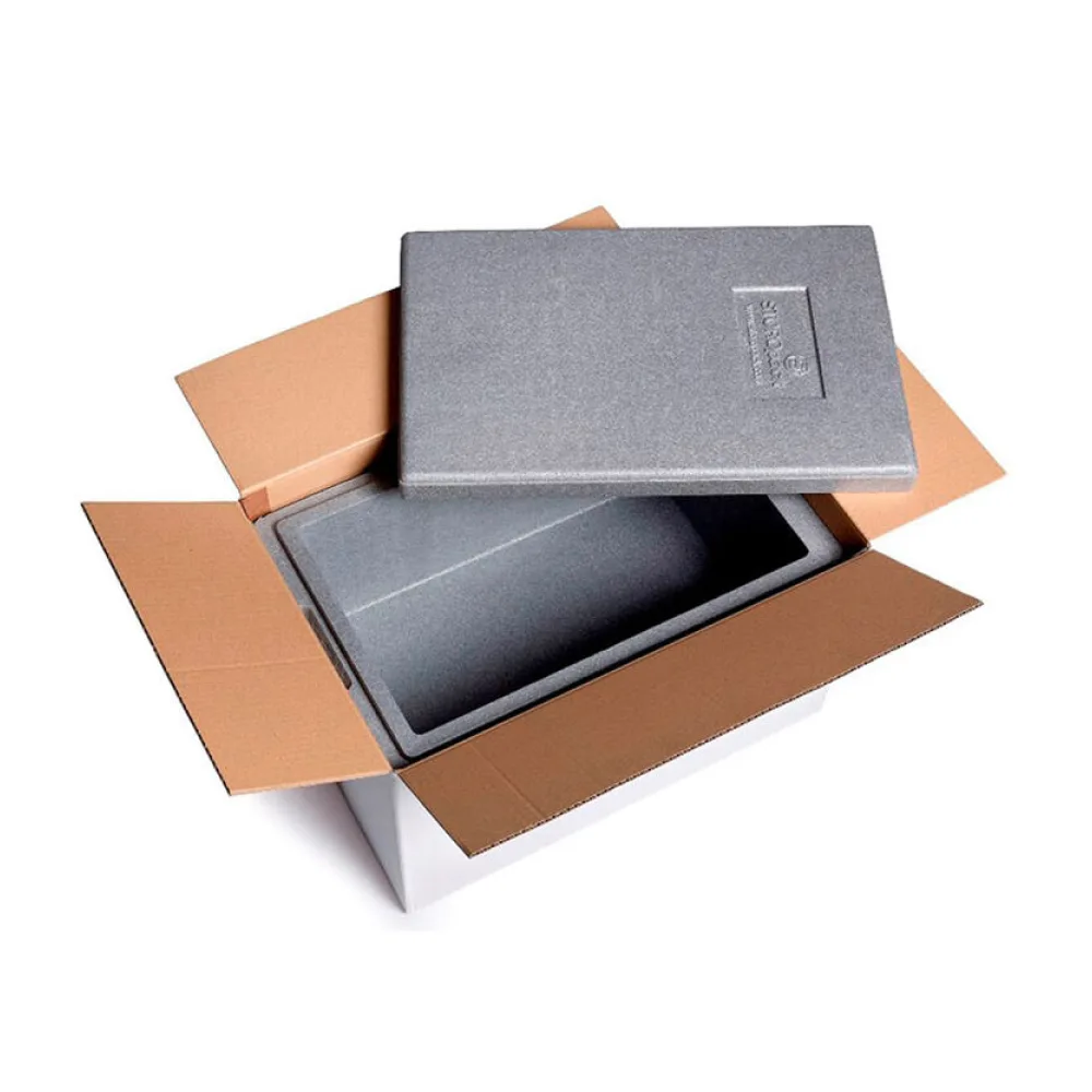 Isolierboxen mit Deckel aus NeoporR 580 x 380 x 285 mm 30 Liter inkl. Umkarton – Bild 2