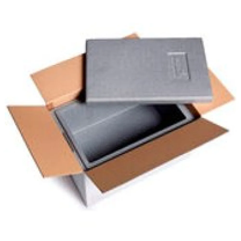 Isolierboxen mit Deckel aus NeoporR 580 x 380 x 285 mm 30 Liter inkl. Umkarton – Bild 3