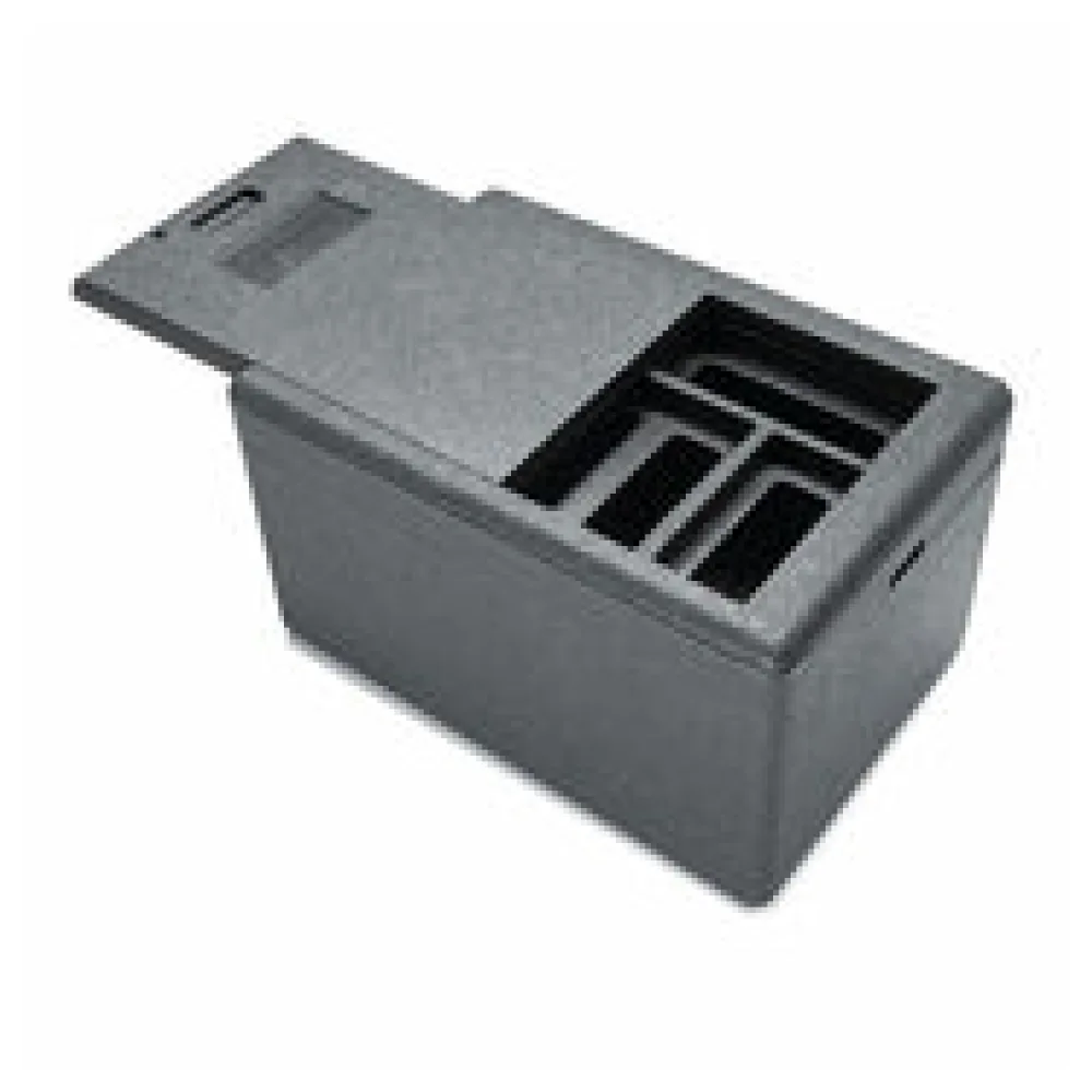 Mehrwegshipper mit Deckel aus EPP Akkuversion 600 x 400 x 347 mm 33 Liter