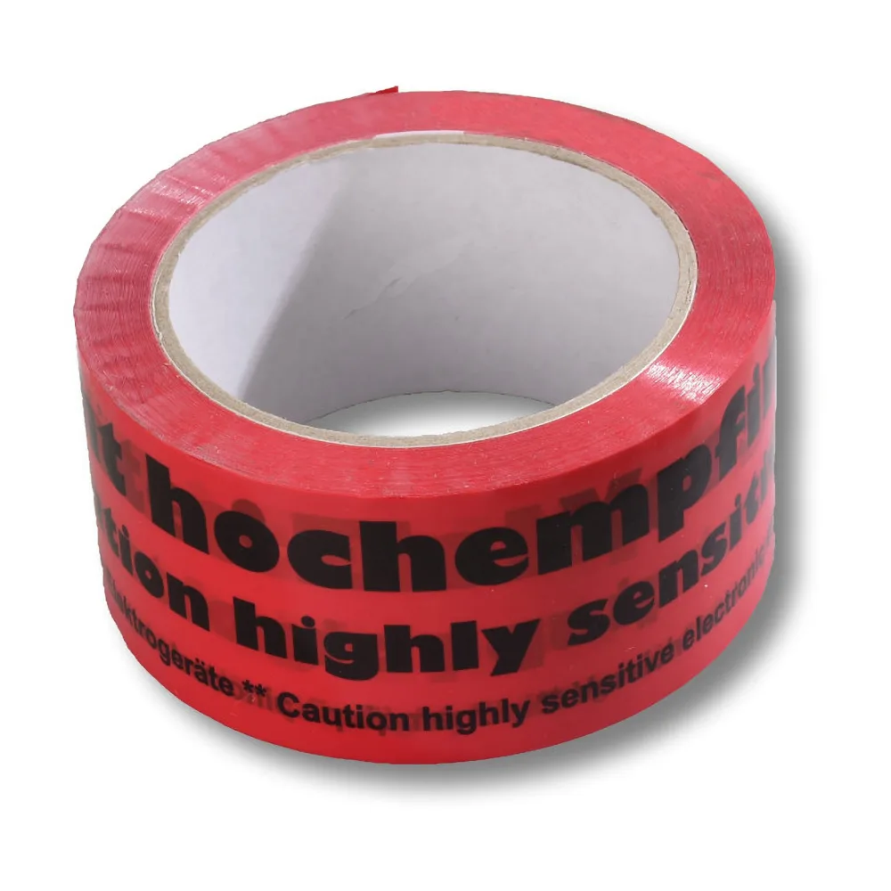 Warnklebeband "Vorsicht hochempfindliche elektrische Geräte" PP 50mm x 66m