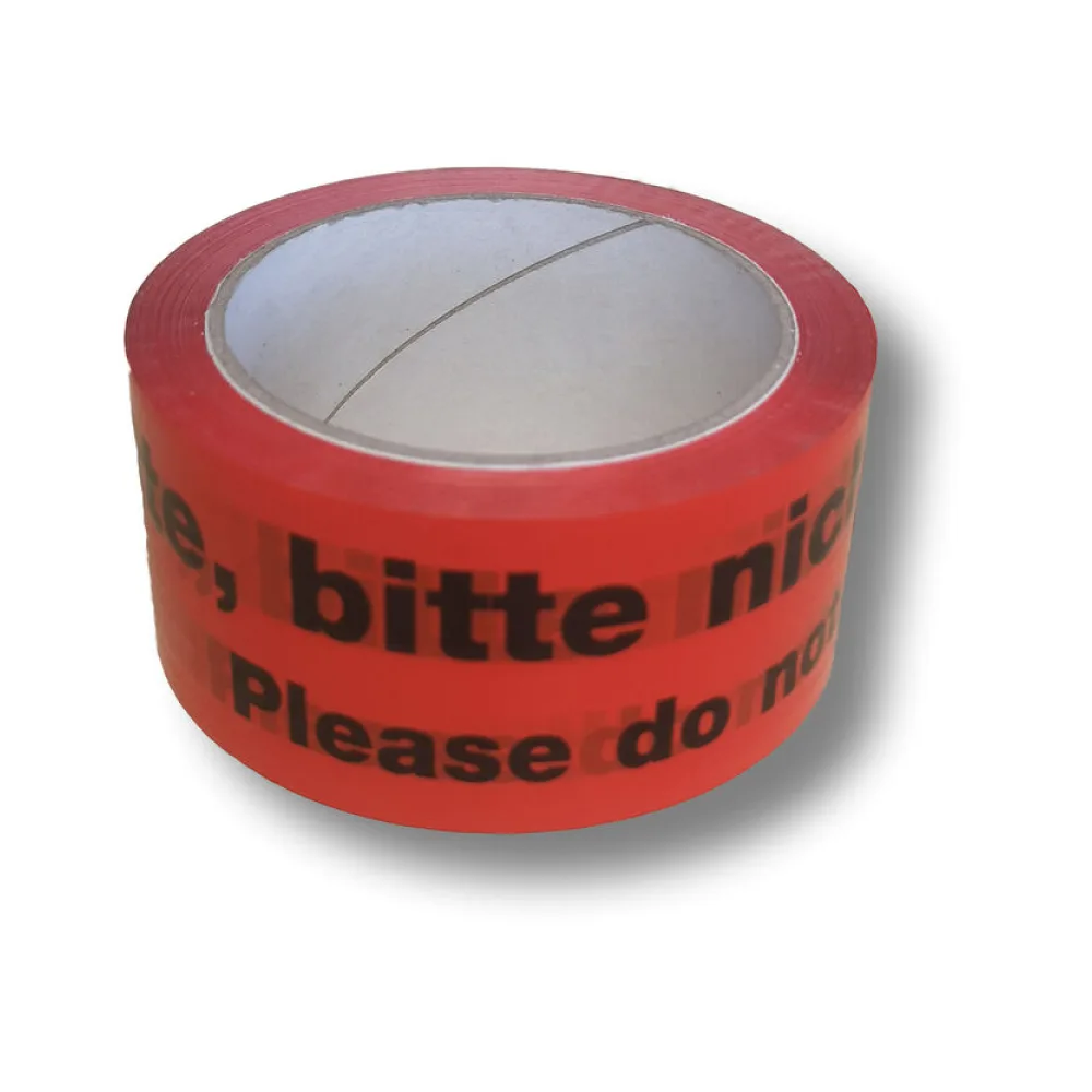 Warnklebeband "Palette nicht belasten" PP Acrylatkleber geräuscharm 50mm x 66m – Bild 2