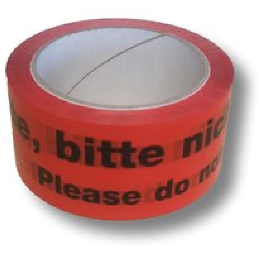 Warnklebeband "Palette nicht belasten" PP Acrylatkleber geräuscharm 50mm x 66m – Bild 3