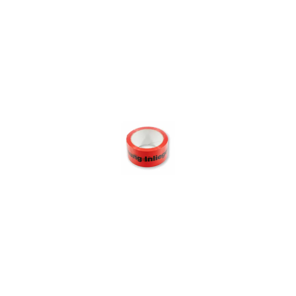 Warnklebeband 'Lieferschein Rechnung Inliegend' PP geräuscharm 50mm x 66m