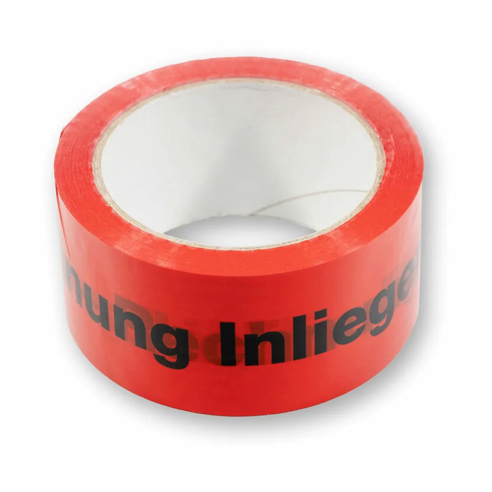 Warnklebeband 'Lieferschein Rechnung Inliegend' PP geräuscharm 50mm x 66m – Bild 2