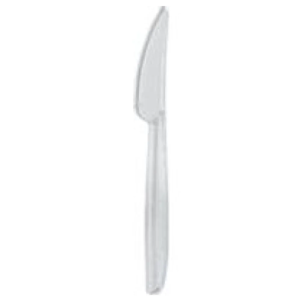 Messer Mehrweg spülmaschinengeeignet PS 18cm transparent, 50 Stk. – Bild 3