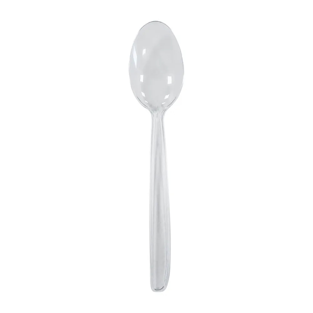 Löffel Mehrweg spülmaschinengeeignet PS 18cm transparent, 50 Stk. – Bild 2