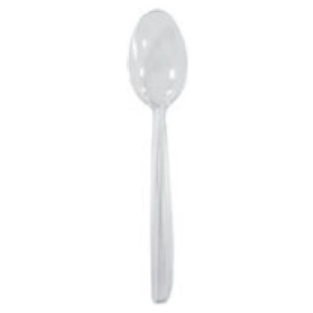 Löffel Mehrweg spülmaschinengeeignet PS 18cm transparent, 50 Stk. – Bild 3