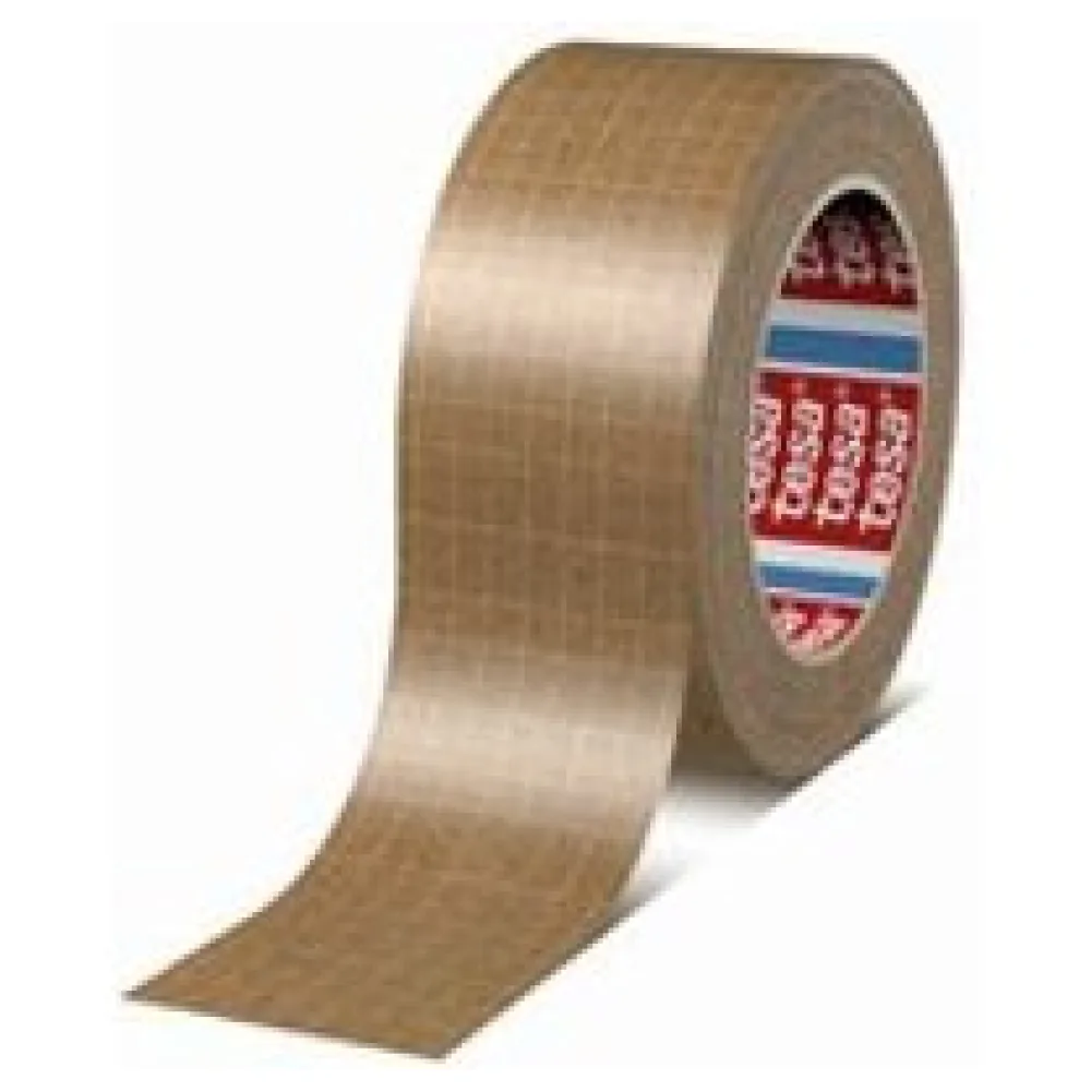 Papierklebeband 60013 glasfaserverstärkt hohe Klebekraft 50mm x 25m, braun – Bild 3