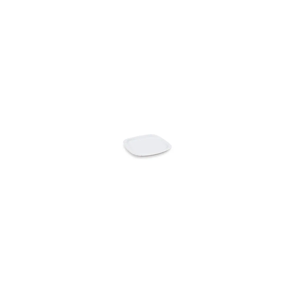 BIONATURE Pappteller aus Frischfaser quadratisch 24 x 24 cm fettdicht, 100 Stk.