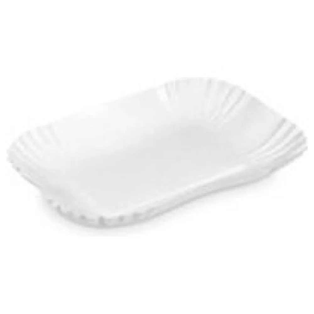 BIONATURE Pappschalen aus Frischfaser 17,5 x 13 x 3 cm fettdicht weiß, 250 Stk. – Bild 3