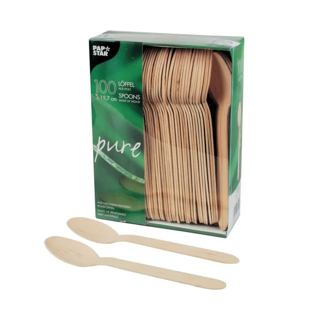 'pure' Holzlöffel 15,7 cm, 100 Stk. – Bild 2