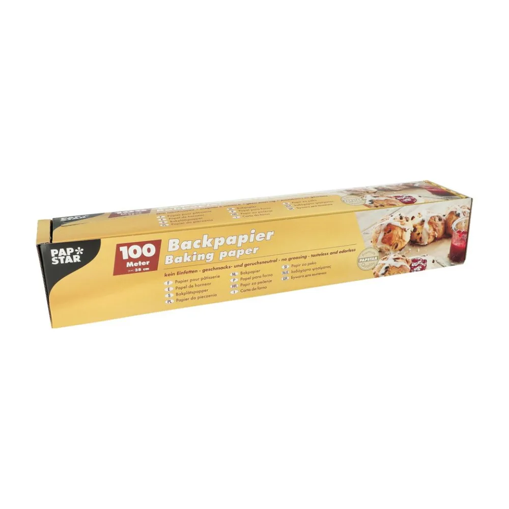 Backpapier Großverbraucherrolle 100 m x 38 cm braun in Faltschachtel – Bild 2