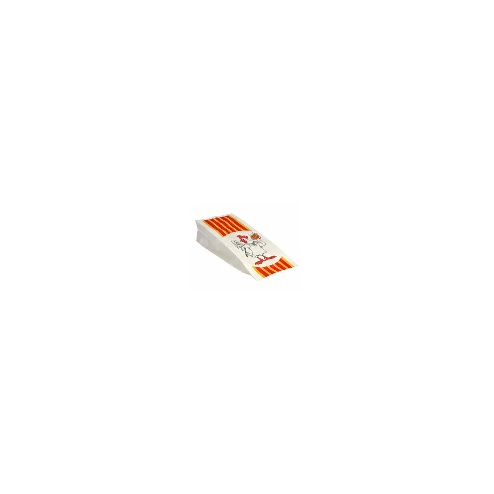 Grillhähnchen Hähnchenbeutel Papier HDPE-Einlage 24x10,5x5,5cm, 100 stk.