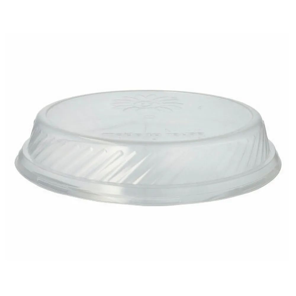 Deckel für Mehrweg Menüteller O 22,7 cm . Höhe 4,1 cm transparent, 12 Stk. – Bild 2