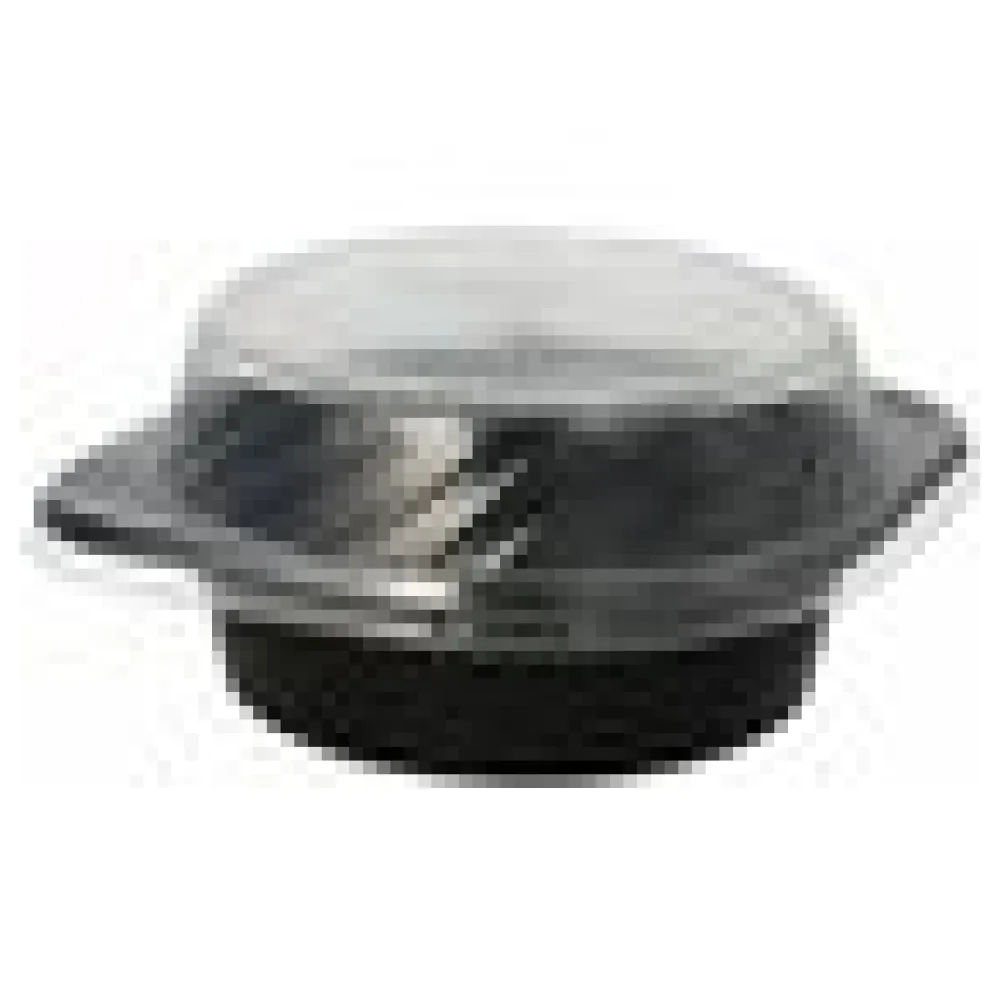 Mehrweg Suppenschalen Suppenterrinen 500ml inkl. Deckel O15,6cm schwarz, 12 Stk. – Bild 4