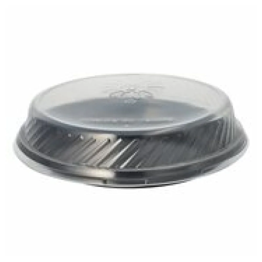 Mehrweg Menüteller rund O 22 cm Mikrowellentauglich mit transp. Deckel, 12 Stk.