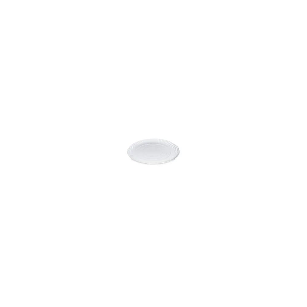 BIONATURE Pappteller 'RECY' rund 1,5 cm tief O34cm weiß, 50 Stk.