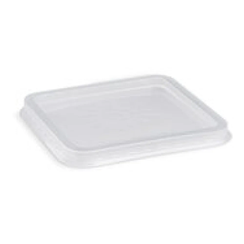 Deckel klar für Quadroboxx aus PP 122 x 122 mm, 50 Stk.