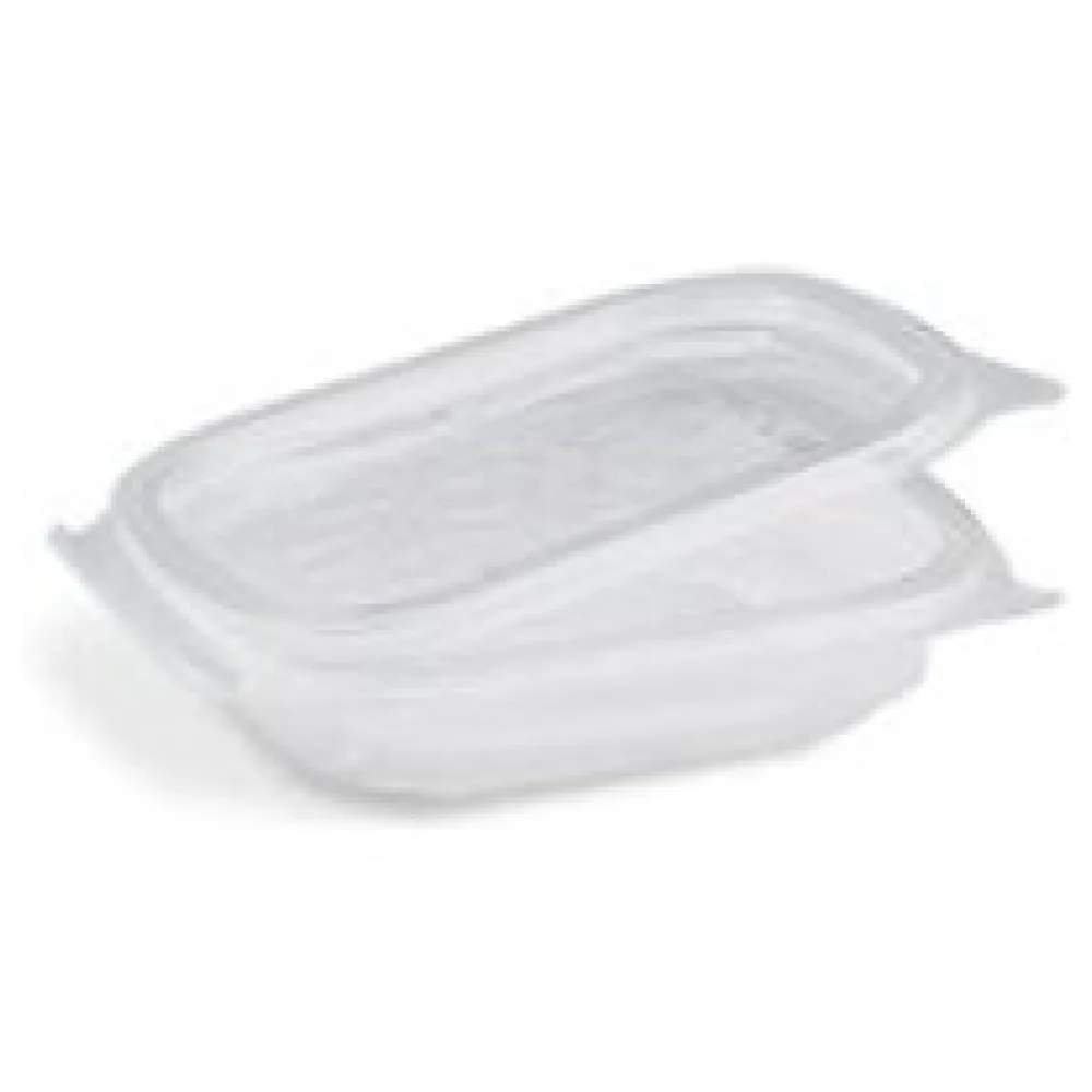 Feinkostbecher mit fixem Deckel Ripboxx Tiny klar PP 127x108x27mm 125ml, 50 Stk. – Bild 3