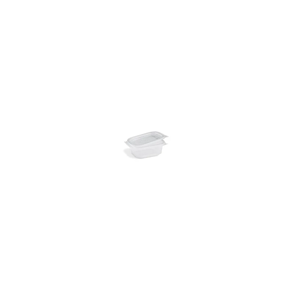 Feinkostbecher mit fixem Deckel Ripboxx Tiny klar PP 127x108x44mm 250ml, 50 Stk.