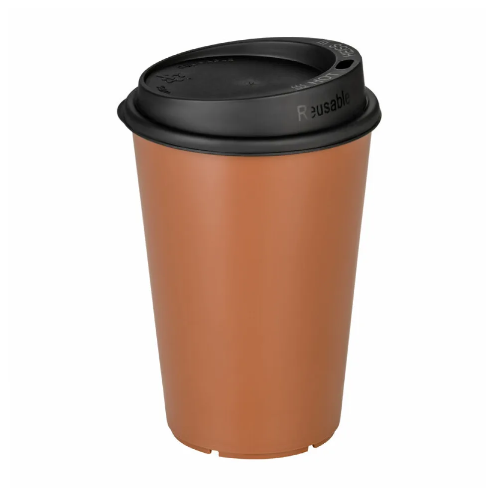 Mehrweg Heißgetränkebecher Kaffeebecher Coffee to go inkl. Domdeckel - 300 ml – Bild 2