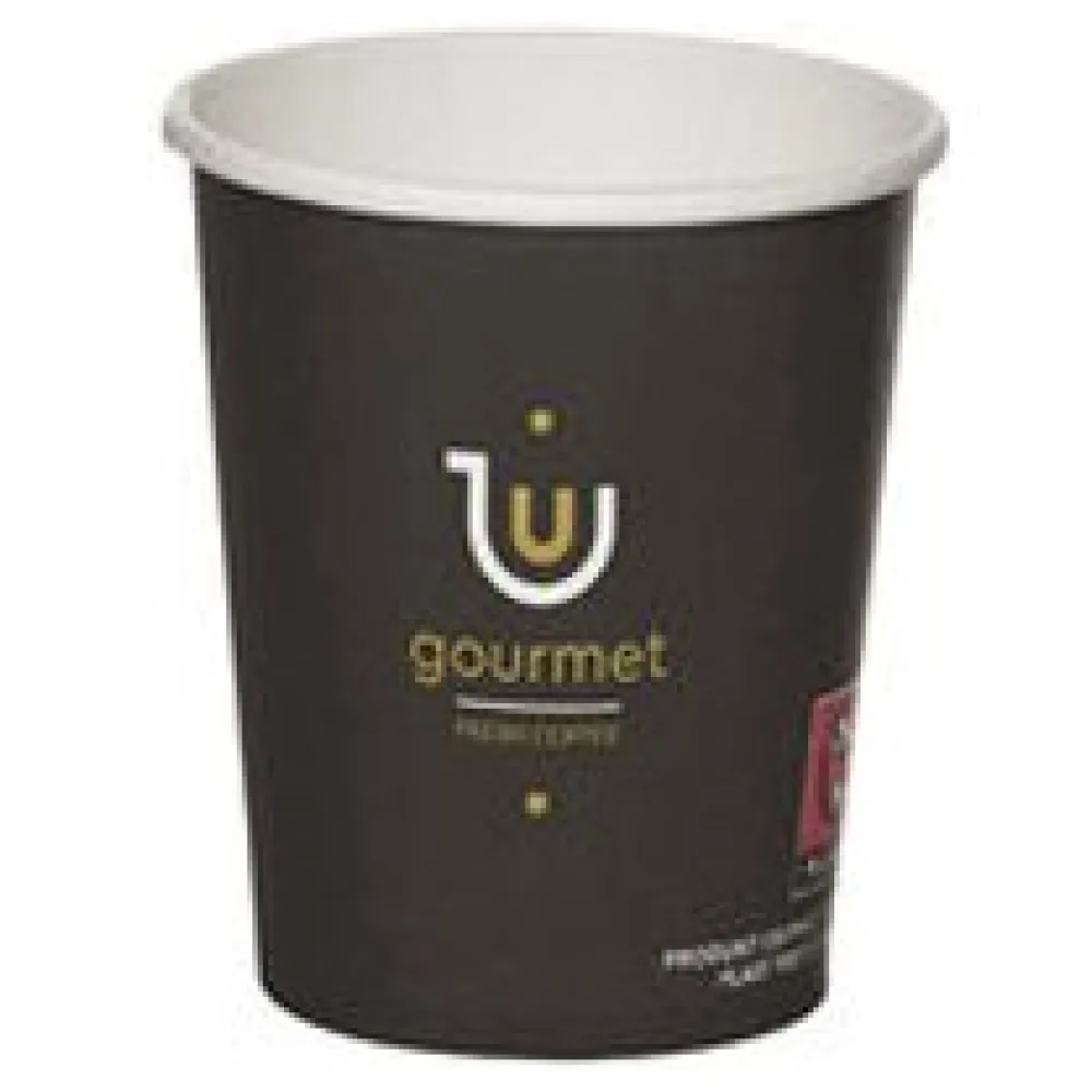 Kaffeebecher CoffeeToGo Pappbecher GOURMET BLACK Fresh Coffee 100ml, 50 Stk. – Bild 3