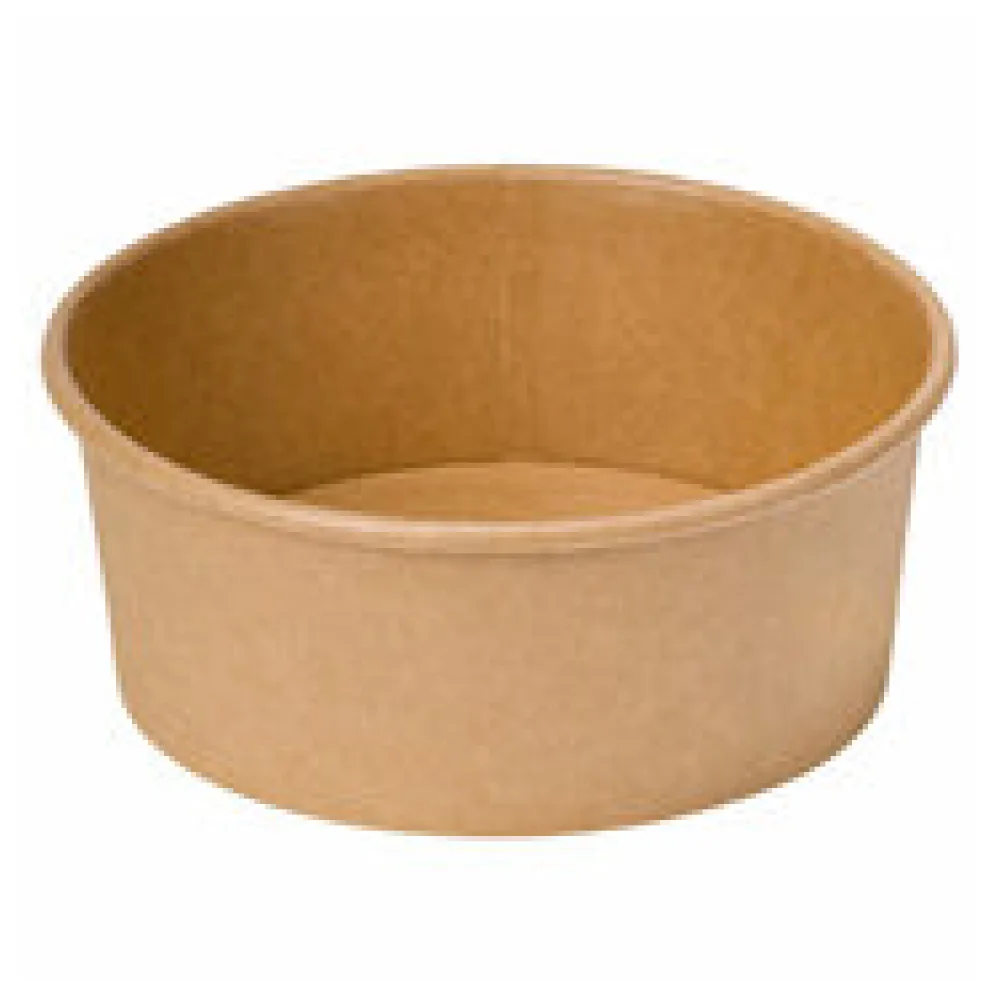 Salatschalen 500 ml aus Kraftpapier braun, 50 Stk.