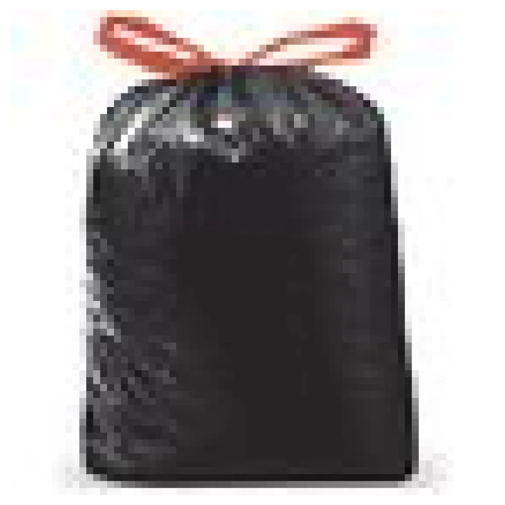 Müllsäcke mit Zugband 120 Liter LDPE 70 x 100 cm schwarz, 10 Stk. – Bild 4