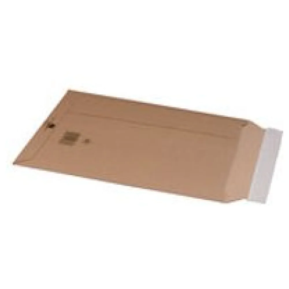 Wellpappe Versandtaschen 285x397mm bis 50mm Höhe Selbstklebeverschluss Aufreißfaden für B4+ braun – Bild 3
