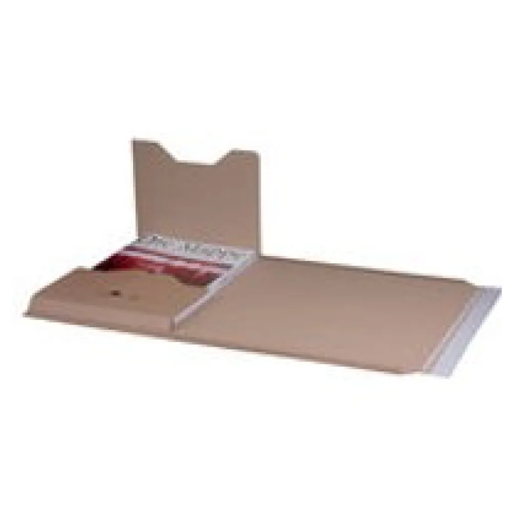 Universalverpackung 620x420mm bis 54mm Höhe Selbstklebeverschluss Aufreißfaden A2 braun – Bild 3
