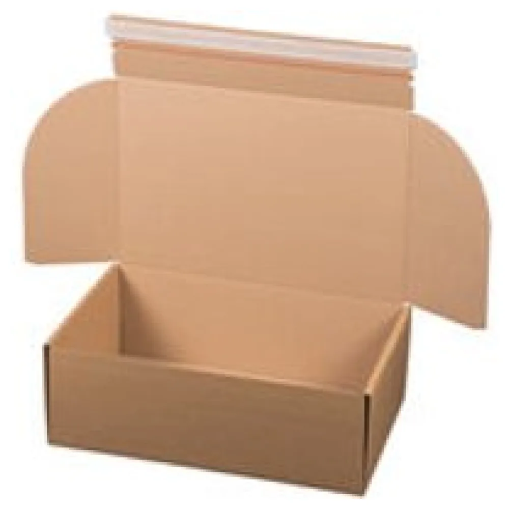 Versandkarton 460x315x155mm MODULBOX 7 mit Selbstklebeverschluss & Aufreißfaden braun – Bild 3