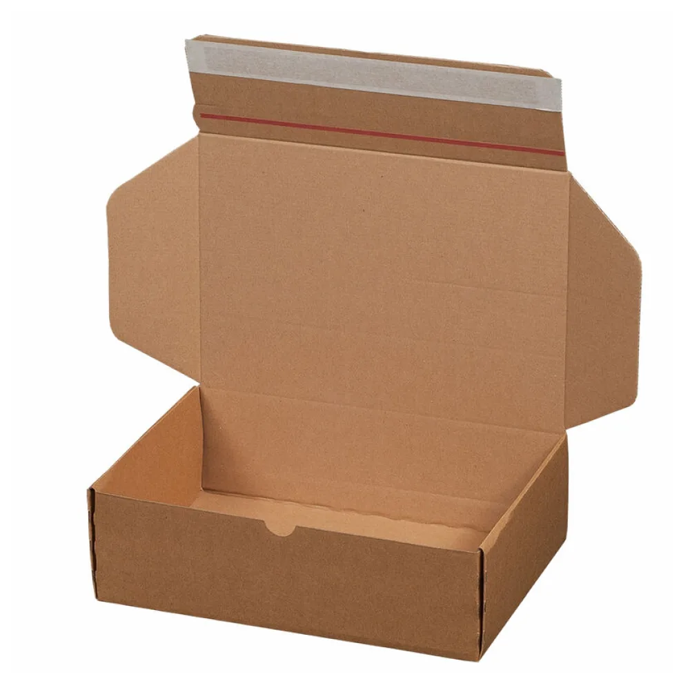 Versandkarton 305x210x91mm MODULBOX 4 mit Selbstklebeverschluss & Aufreißfaden braun – Bild 2