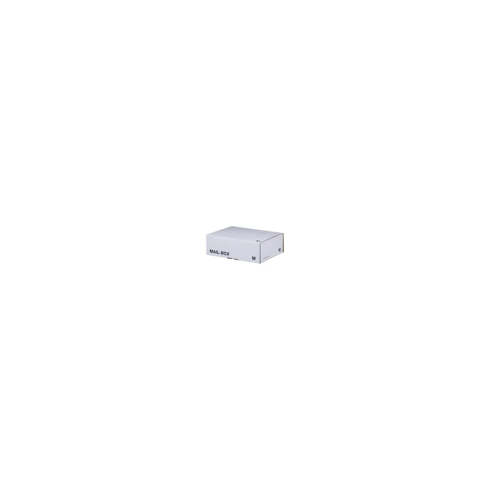 Versandkarton 331x241x104mm MAILBOX M mit Steckverschluss wiederverschließbar weiß